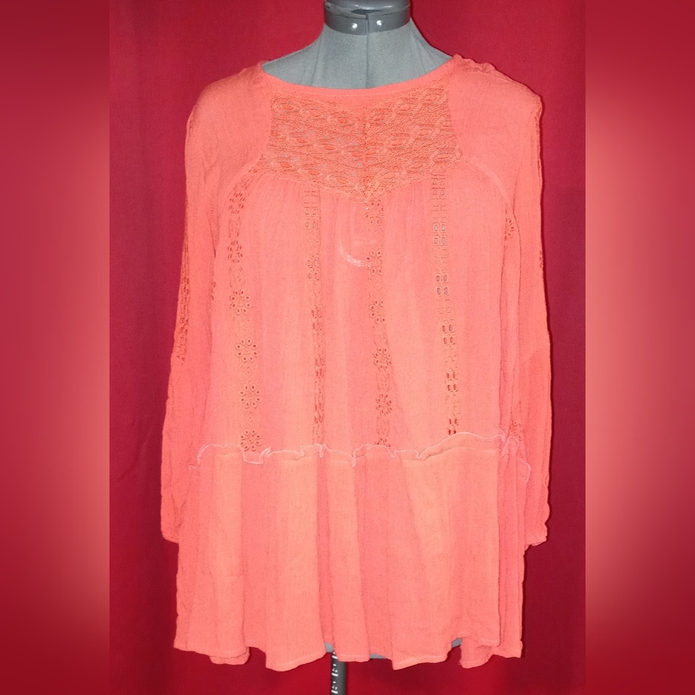 Adiva 3/4 sleeve bohemian top